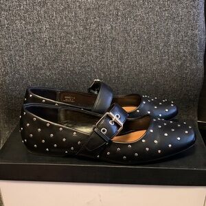 DV by Dolce Vita Black Studded Flats
